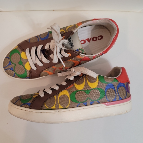 Coach Multicolor Signature Sneakers - Picture 3 of 13